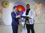 Menpora Dito Menerima Kunjungan Kehormatan Dari Chairman Kukkiwon