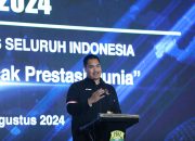 Menpora Dito Sampaikan Terima Kasih Melalui Munas PBSI 2024 di Surabaya
