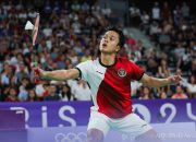 Pembulutangkis Anthony Ginting Terima Kekalahan Dari Tuan Rumah, Olimpiade 2024 Paris