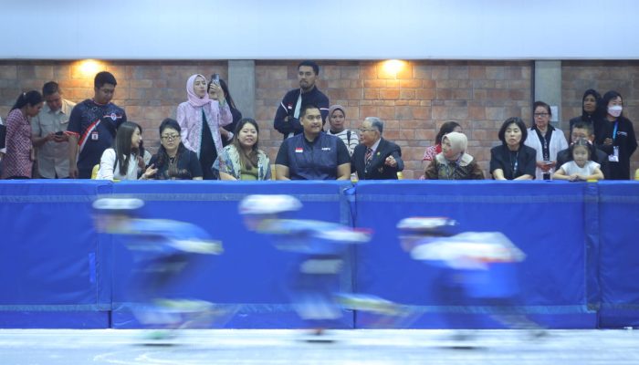 Final Asian Open Short Speed Skating Trophy, Dihadiri Mentri Kemenpora
