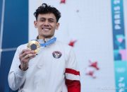 Atlet Panjat Tebing Veddriq Leonardo Diapresiasi Oleh Menpora Dito Atas Prestasinya