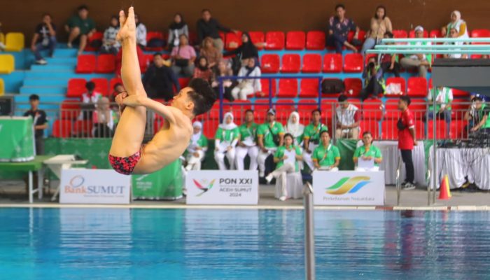 Tri Anggoro Priambodo Sabet Emas di Loncat Indah PON XXI 2024