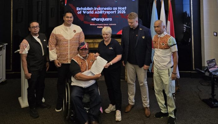 Ajang Mou NPC Indonesia Dengan World Abilitysport Ikut Disaksikan Menpora Dito