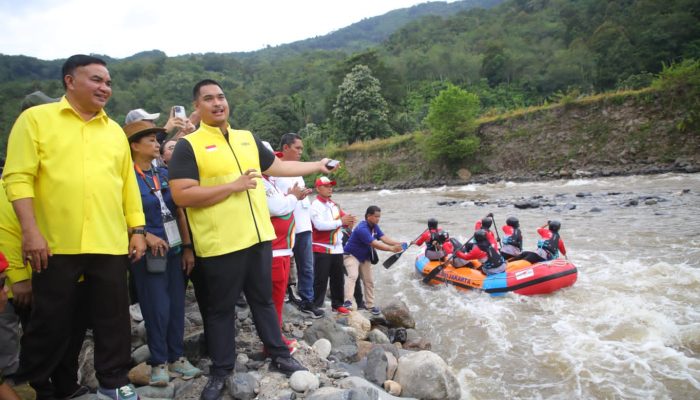 Menpora Dito Ariotedjo Tinjau Venue Arung Jeram PON XXI di Sungai Mamas, Aceh Tenggara