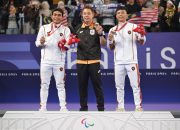 Atlet para bulu tangkis Indonesia Suryo Nugroho Persembakan Medali