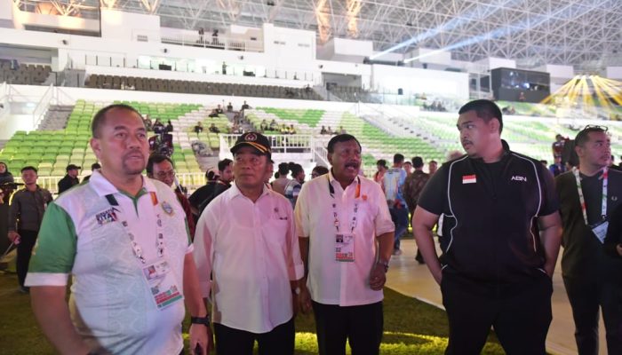 Menpora Dito Tinjau Persiapan Penutupan PON XXI Aceh-Sumut