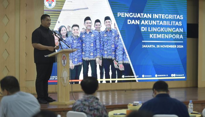 Peningkatan Signifikan, Kemenpora Catatkan Lonjakan Integritas di SPI KPK 2024