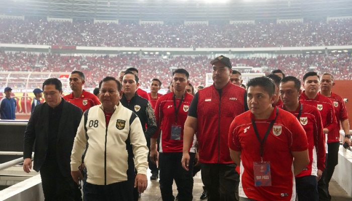Menpora Dito Ariotedjo Dampingi Presiden Prabowo Saksikan Kemenangan Timnas Indonesia 1-0 atas Bahrain