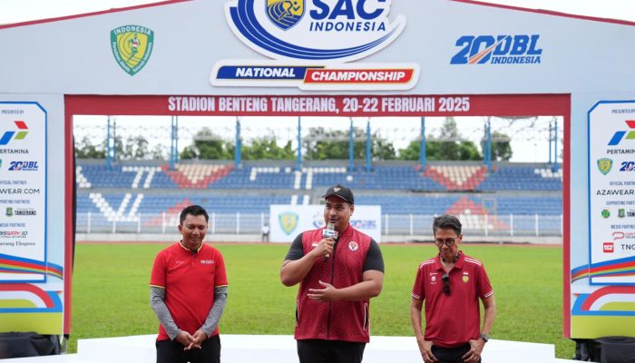 Menpora Dito Ariotedjo Apresiasi Pertamina Student Athletics Championships (SAC) Indonesia 2024-2025 di Tangerang