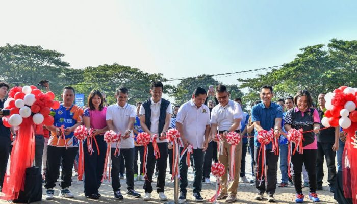 Wamenpora Resmikan GOR Bulutangkis Pusdik Lantas