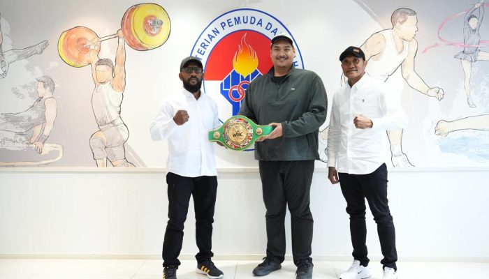 Geisler AP Temui Menpora Usai Juara WBC Asia: Bawa Semangat Tinju dari Papua untuk Indonesia