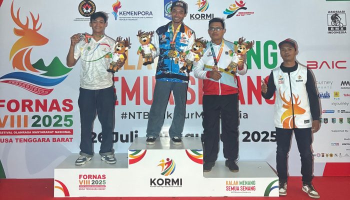 Sumbang Dua Emas di Fornas 2025, Atlet BMX Lombok Kecewa Minim Apresiasi