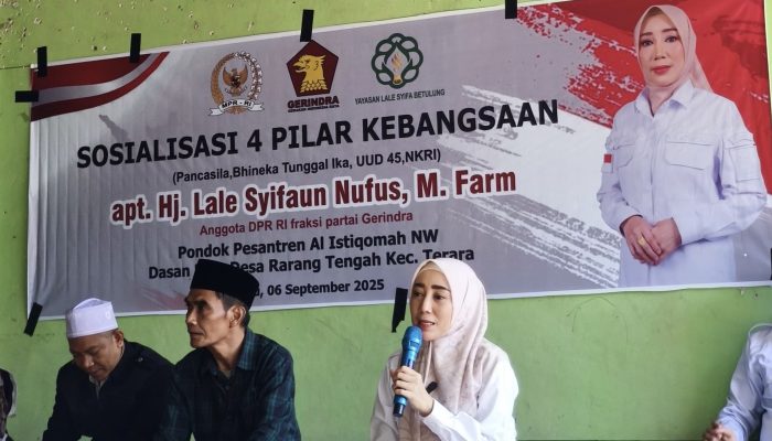 Anggota DPR RI Hj. Lale Syifaun Nufus Sosialisasikan 4 Pilar sebagai Perekat Persatuan Bangsa