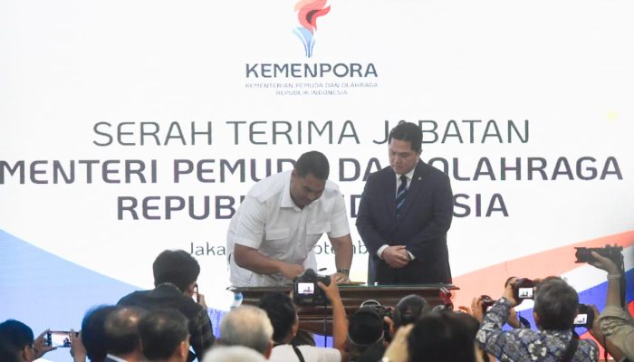 Erick Thohir Resmi Jabat Menpora, Gantikan Dito Ariotedjo
