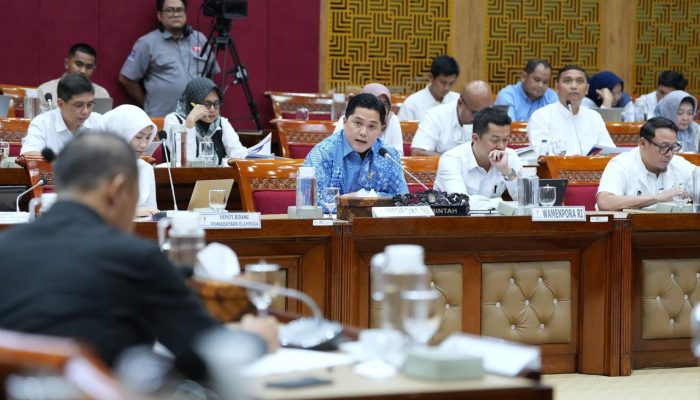 Erick Thohir Tuai Pujian di DPR RI, Janjikan Reformasi dan Dana Pensiun Atlet