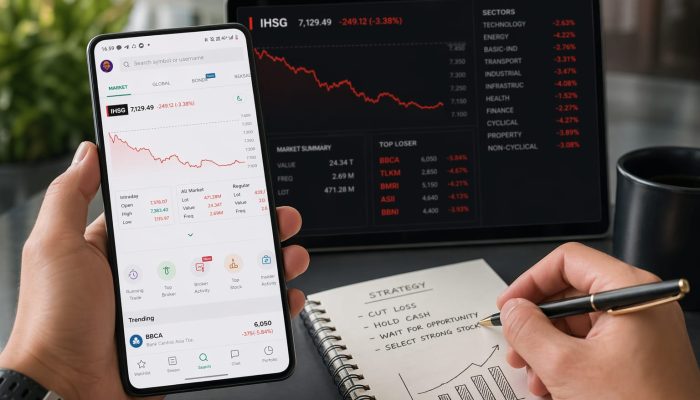 IHSG Anjlok Tajam, Momentum Trader Retail Naik Level dengan Strategi Cerdas