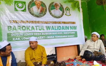 Peletakan Batu Pertama Aula Ponpes Barokatul Walidain Jadi Momentum Kebangkitan Pendidikan di Sekotong