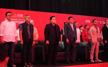 Menteri Pemuda dan Olahraga (Menpora) RI, Erick Thohir, secara resmi membuka Asian Boxing U19 dan U23 Championship 2026 di Basket Hall Gelora Bung Karno (GBK)