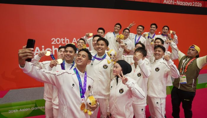 Prabowo Beri Selamat, Tim Bulu Tangkis Indonesia Sumbang Emas Pertama Asian Games 2026