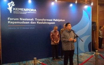Menpora Erick Dorong Sinkronisasi Program Olahraga Pusat dan Daerah, Fasilitas Harus Berbasis Kebutuhan
