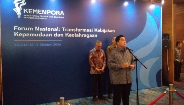 Menpora Erick Dorong Sinkronisasi Program Olahraga Pusat dan Daerah, Fasilitas Harus Berbasis Kebutuhan